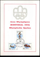 1800/02 - Olympische Spelen Montreal 1976 - Erinnerungskarten – Gemeinschaftsausgaben [HK]