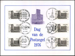 1803 - Dag Van De Postzegel 1976 - Souvenir Cards - Joint Issues [HK]
