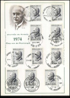 1713 - Dag Van De Postzegel / Journée De La Timbre 1974 - Cartas Commemorativas - Emisiones Comunes [HK]