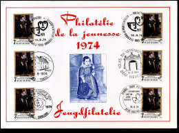 1724 - Jeugdfilatelie / Philatélie De La Jeunesse 1974 - Erinnerungskarten – Gemeinschaftsausgaben [HK]