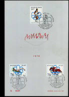1800/02 - Olympische Spelen Montreal 1976 - Erinnerungskarten – Gemeinschaftsausgaben [HK]