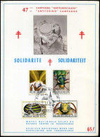 1610/11 - Solidariteit / Solidarité - Insecten / Insects - Cartes Souvenir – Emissions Communes [HK]