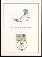 2009 - Dr. Ovide Decroly - Cartes Souvenir – Emissions Communes [HK]