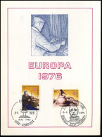 1805/06 - Europa CEPT 1976 - Souvenir Cards - Joint Issues [HK]