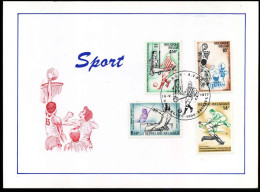 1863/66 - Sporten / Sports - Cartas Commemorativas - Emisiones Comunes [HK]