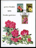 1523/25 - Gente Floraliën / Floralies Gantoises - Souvenir Cards - Joint Issues [HK]