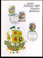 1966/68 - Gente Floraliën / Floralies Gantoises - Souvenir Cards - Joint Issues [HK]