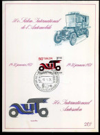 1568 - 50° Autosalon - Cartoline Commemorative - Emissioni Congiunte [HK]