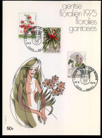 1749/51 - Gente Floraliën / Floralies Gantoises - Cartas Commemorativas - Emisiones Comunes [HK]