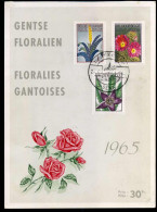1315/17 - Gente Floraliën / Floralies Gantoises - Souvenir Cards - Joint Issues [HK]