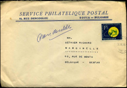 Cover To Marcinelle, Belgium - "Service Philatelique Postal" - Brieven En Documenten