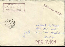 Cover To Marcinelle, Belgium - "Service Des Postes" - Lettres & Documents