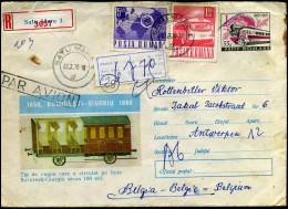 Registered Cover To Antwerp, Belgium - Storia Postale