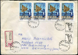 Cover To Bamberg, Germany - Briefe U. Dokumente
