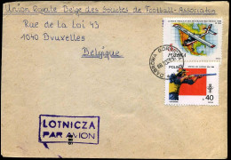 Cover To Brussels, Belgium - Briefe U. Dokumente