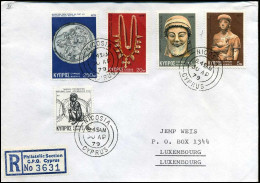 Registered Cover To Luxemburg - Cartas