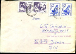 Cover To Bremen, Germany - Briefe U. Dokumente