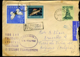 Registered Cover To Brussels, Belgium - Briefe U. Dokumente