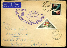 Cover To Brussel, Belgium - Lettres & Documents