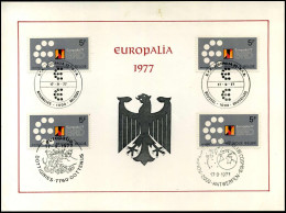 1867 - Europalia 1977 - Cartoline Commemorative - Emissioni Congiunte [HK]