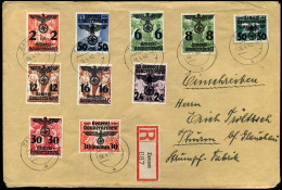 Registered Cover From Zamosc - General Gouvernement - Gobierno General