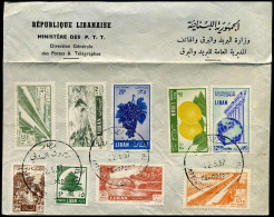 Cover - 'République Libanaise - Ministère Des P.T.T.' - Libyen
