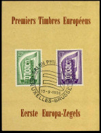 994/95 - Premiers Timbres Européens / Eerste Europa Zegels - Brieven En Documenten
