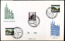 1480/81 - Vallée De L'Ourthe - Leuven -- Echophil - Cartoline Commemorative - Emissioni Congiunte [HK]