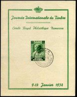 Journée Internationale Du Timbre - Cercle Royal Philatélique Namurois - 460 - Brieven En Documenten