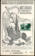 946 Op Kunstkaart/Carte Artistique - Onderling Verbond Der Belgische Onderofficieren - Brieven En Documenten
