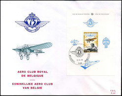 BL49 - FDC - Koninklijke Aero Club Van België / Aero Club Royal De Belgique - Stempel : Brussel-Bruxelles - 1971-1980