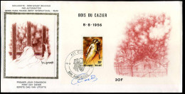 BL57 - FDC Zijde/soie - Bois Du Cazier - Stempel : Marcinelle - 1981-1990