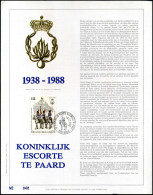 2308 - Koninklijk Escorte Te Paard - Luxe Kunstblad - Storia Postale