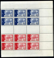 France 1942 Legion Tricolore Yvert 565/66 - MNH (neuf, Sans Charnière) - Partie D'une Feuille - Unused Stamps