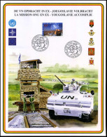 2692 - De VN Opdracht In Ex-Joegoslavië Volbracht / La Mission ONU En Ex-Yougaslavie Accomplie - Souvenir Cards - Joint Issues [HK]