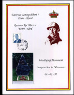 2680 - Kwartier Koning Albert I - Inhuldiging Monument / Quartier Roi Albert I - Inauguration Du Monument - Souvenir Cards - Joint Issues [HK]