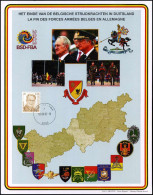 2980 - Het Einde Van De Belgische Strijdkrachten In Duitsland / La Fin Des Forces Armées Belges En Allemagne - Souvenir Cards - Joint Issues [HK]