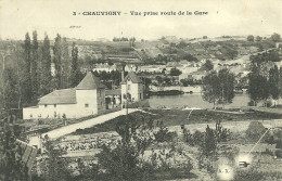 86  CHAUVIGNY - VUE PRISE ROUTE DE LA GARE (ref 7652) - Chauvigny