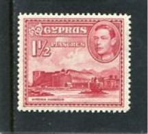 CYPRUS - 1938   GEORGE VI  1 1/2 Pi  MINT NH - Chipre (...-1960)