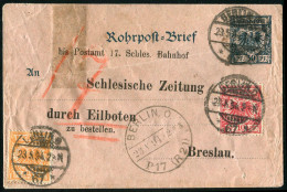 Berlin, 1894, RU 3 + 47, 49, Brief - Covers & Documents