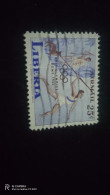 LİBERİA-1980-90         25   CENT      AİR MAİL        USED - Liberia
