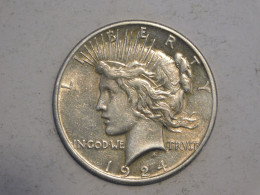 Etats-Unis USA 1 Dollar 1924 - Silver, Argent Franc - 1921-1935: Peace (Paix)