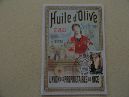 CARTE MAXIMUM CARD HUILE D'OLIVE OPJ NICE ALPES MARITIMES FRANCE - Alimentación