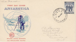 AAT Mawson FDC Ca Mawson 30 JAN 1962  (59905) - FDC