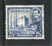 CYPRUS - 1938  GEORGE VI  2 1/2 Pi  FINE USED - Cipro (...-1960)