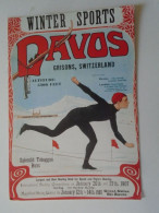 D203201   CPM -   Publicité - Winter Sports - Davos - Editions Nugeron   1986 Grenoble  Skate Skating - Sports D'hiver