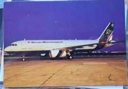 BRITISH MEDITERRANEAN AIRWAYS A320 Postcard - Airline Issue - 1946-....: Modern Era