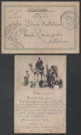 MARINE SCHIFFSPOST # 71 / 1901 FELDPOST AK VON ADEN ==> MUTZSCHEN - GRIMMA (ref 7643) - Cartas & Documentos