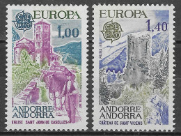 ANDORRE FRANCAIS N°261/262* - Cote 22.00 € - Unused Stamps