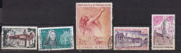 France   1726 + 1737 + 1742 + 1752 + 1757 ° - Oblitérés